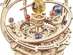 Rokr 3D wooden puzzle Starry Night – mechanical planetarium with music box
