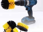Cleaning brushes for drill and screwdriver - set of 3 pcs