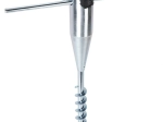 Metalinis žemės sraigtas sodo skėčiui 56 cm