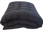Premium black mattress for bed, sofa, and lounger 193 × 68 cm