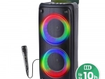 Nešiojama Bluetooth kolonėlė MEDIA-TECH FUNBOX BT su karaoke ir RGB apšvietimu