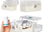Multi-tier XL medicine organizer