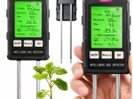Skaitmeninis dirvožemio matuoklis 6-in-1 su LCD – drėgmė, pH, temperatūra, šviesa ir derlingumas