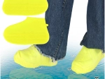 Silicone Waterproof Shoe Covers S, Yellow (size 26–34)