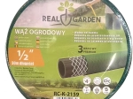Sodo žarna 30 m, 1/2", 3 sluoksnių, elastinga ir patvari guminė