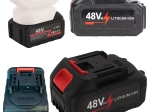 Universali 48 V Li-ion baterija 6000 mAh akumuliatoriniams įrankiams ir sodo technikai