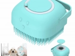 Silicone Bath Brush for Dogs and Cats with Dispenser