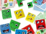 Montessori logic game Changing Faces – emotion blocks and cards