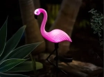 Saulės sodinis LED šviestuvas flamingo formos, 53 cm