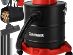 KAMINER karščiui atsparus cikloninis pelenų siurblys, 20 litrų, su pūtimo funkcija