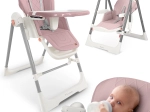 Maitinimo kėdutė 3in1 Nukido Elite, rožinė