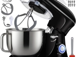 RUHHY 1500 W Kitchen Planetary Mixer, 6.2 L Stainless Steel Bowl