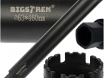 Deimantinė karūninė grąžto karūna Bigstren 63 × 450 mm 1 1/4 UNC betonui ir akmeniui