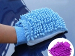 Mikrofibros automobilio plovimo pirštinė – violetinė