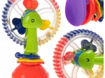 Carousel and rattle with suction cup for babies