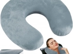 Gray Travel Pillow