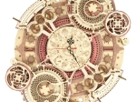 RoboTime 3D wooden mechanical clock puzzle with calendar
