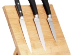 Bambukinis magnetinis peilių stovas 24 × 21 cm