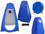 Self-opening camping tent for showering, changing and toilet