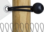 Elastinių dirželių su rutuliuku rinkinys pastogėms – 10 vnt.
