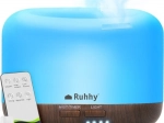 RUHHY LED aromato difuzorius ir oro drėkintuvas su nuotoliniu valdymu, 300 ml