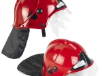 Children’s firefighter helmet with flip-up visor MSA – red