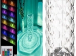Izoxis crystal LED lamp with rose projector - 1 piece
